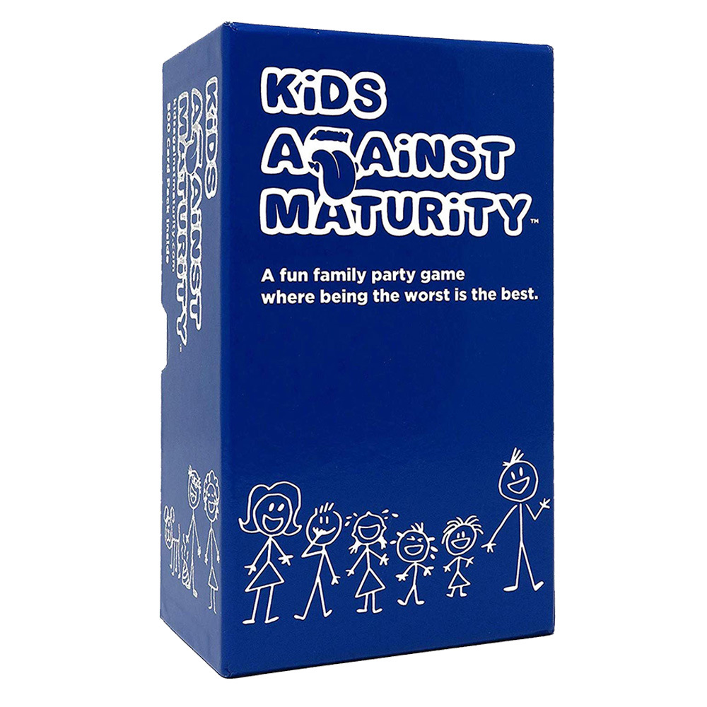 Kids Against Maturity Card Game 3-4 People Board Game for Kids and Families Super Fun Hilarious for Family Party Game Night Entertainment Basic Edition