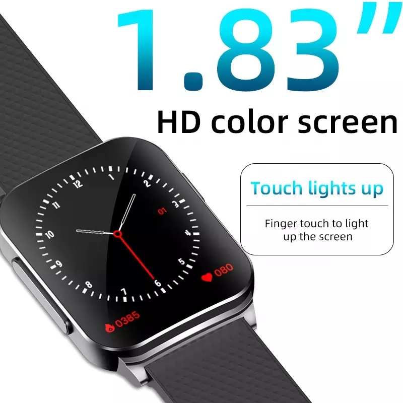 Non-invasive Blood Glucose Smartwatch 24H PTT ECG Heart Rate Blood Pressure Temperature Smart Watch