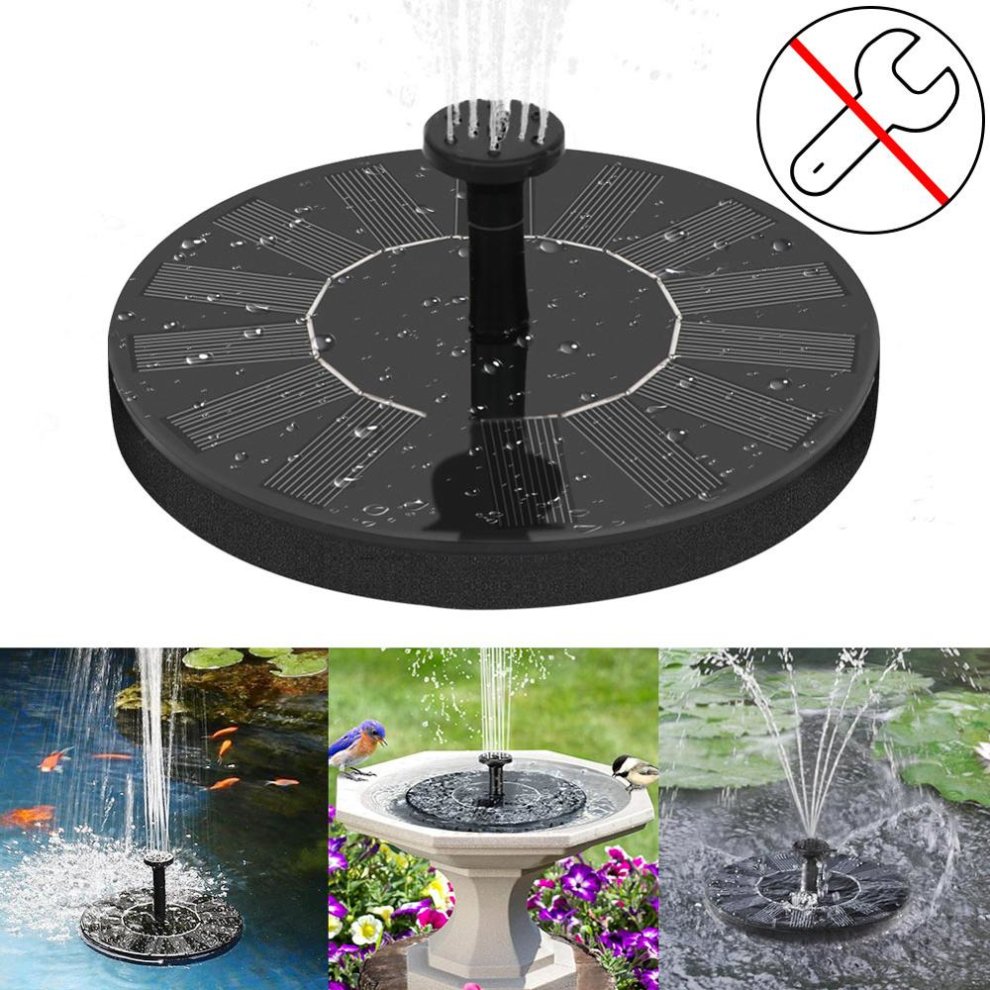 Solar Powered Fountain | Solar Bird Bath Pump