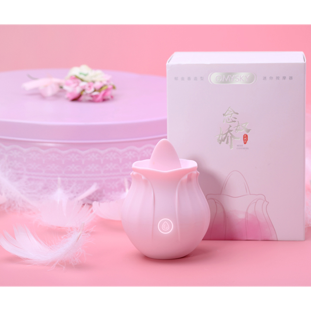Vibrator Toys for Women Oral Tongue Licking G Spot Vibrator Nipple Clitoral Stimulation Egg Vibrators Clit Breast Massager Flower Shape Sex Toys Erotic Toy Pleasures