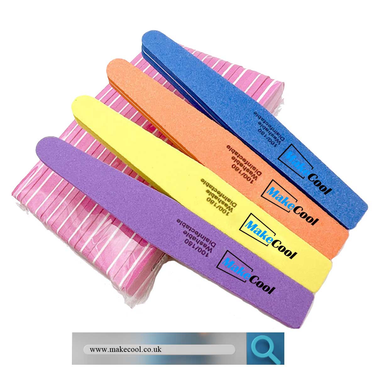 Makecool Nail File Professional for Natural Nails