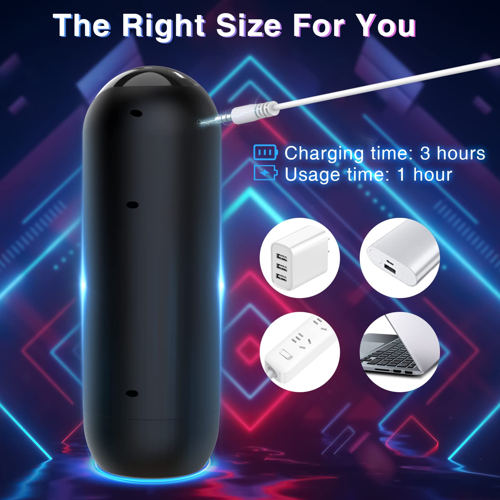 Electric Male Masturbator Cup Sex Toys Men Penis Pump Adult Oral Sex Machine with Vibrating Sucking Thrusting Modes Pocket Pussy Blowjob Stimulation
