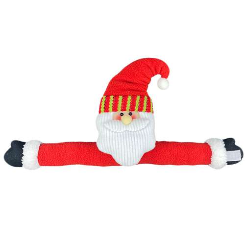 2PCS 3D Christmas Curtain Tiebacks Dolls Curtain Buckle Holdbacks Curtain Clips Curtain Tie backs Window Strap Buckle Holder Xmas Santa Claus Snowman Window Home Decoration Decors Ornaments