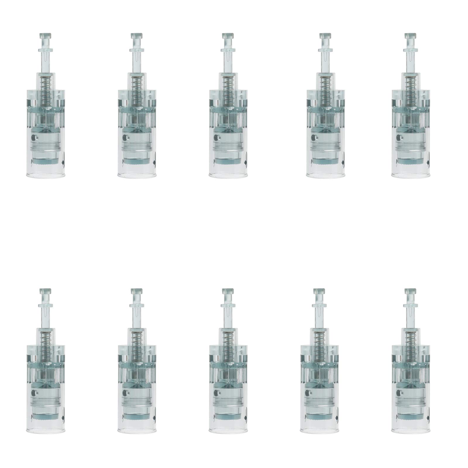 Dr.pen Ultima M8 Microneedling Pen Replacement Cartridges Round Nano Bayonet Slot Disposable Replacement Accessories 10 Pcs Pack
