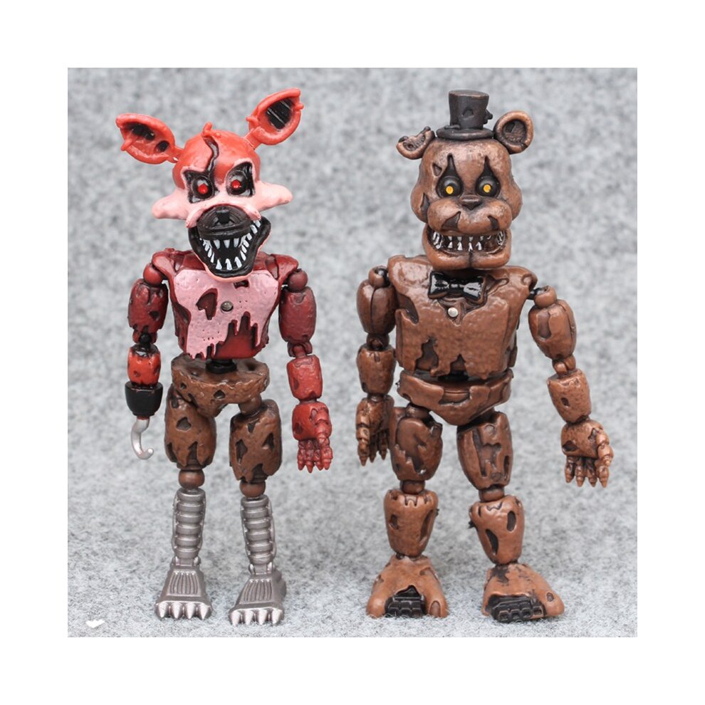 FNAF Five Nights At Freddys PVC Action Figures Toys Night Bear Figures Toy Sets Kids Toys Birthday Gift