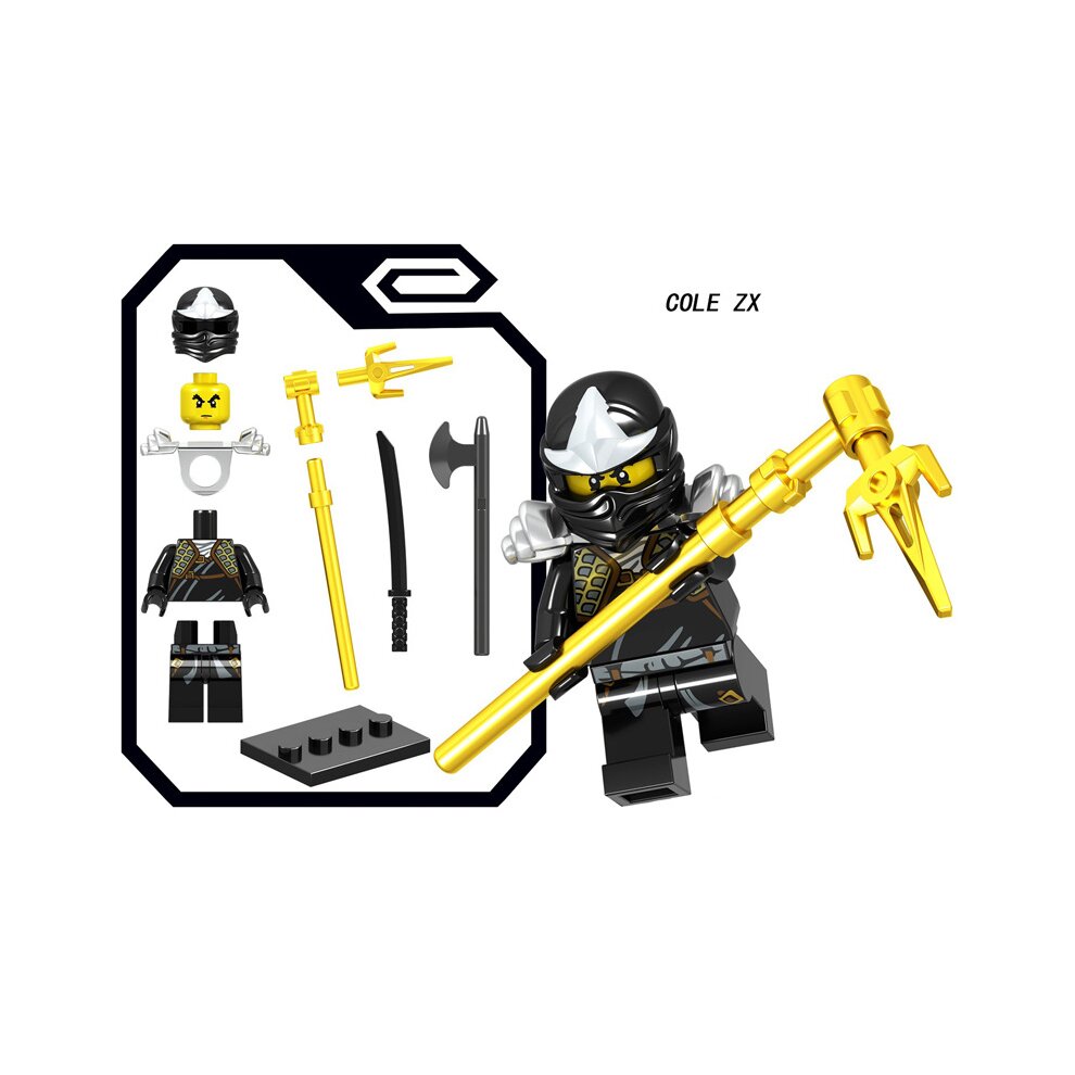 Ninjago Minifigure Fits Lego Assembled Blocks Toys 6pcs Fit Lego