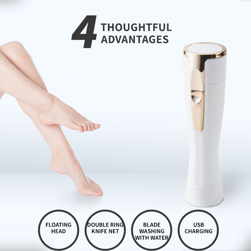 USB Rechargeable Mini Shaver for Women Portable Electric Hair Trimmer