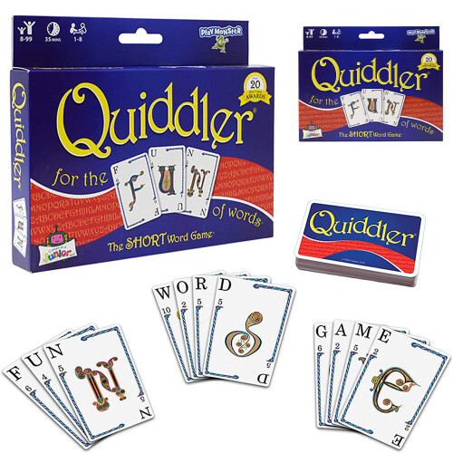 Card Games Quiddler Board Games Party Family Entertainment Adult Cards Game Solitaire