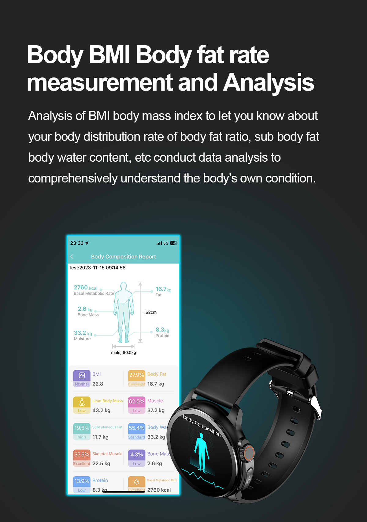 (Black Silicone) Smart Watch ECG Heart Rate Health Monitoring 1.43inch Amoled Screen IP68 Waterproof BT Call Outdoor Sport Smartwatch for Men