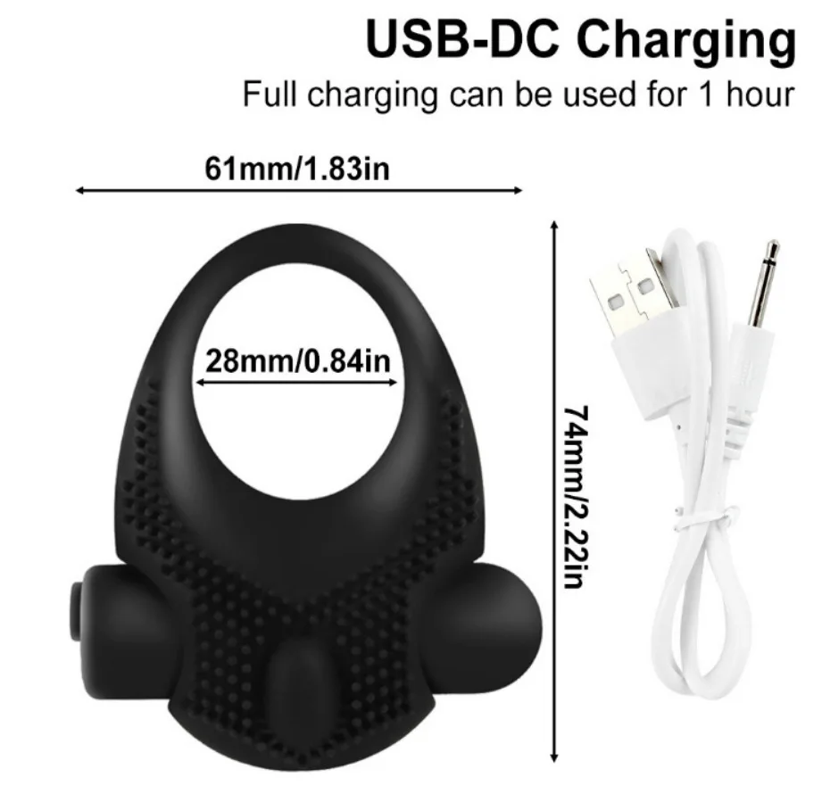 Cock Ring Vibrator Sex Toys Ejaculation Delay Toys For Men Age 18 Couples Penis Rings Sensualex Novelty Toys Rechargeable Multiple Vibration Modes Stimulation