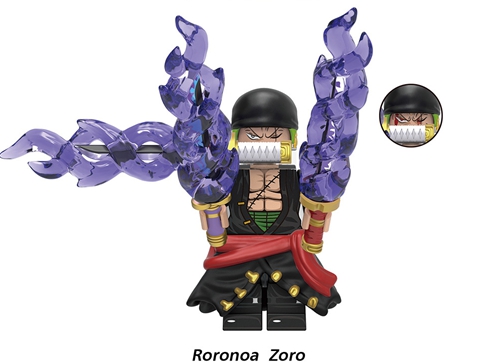 8Pcs ONE PIECE Series Blocks Japanese Anime Minifigure Building Blocks