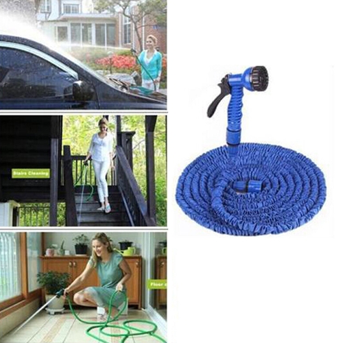 Heavy Duty Expandable Garden & Carwash Magic Hose Pipe Spray Gun Garden Hose