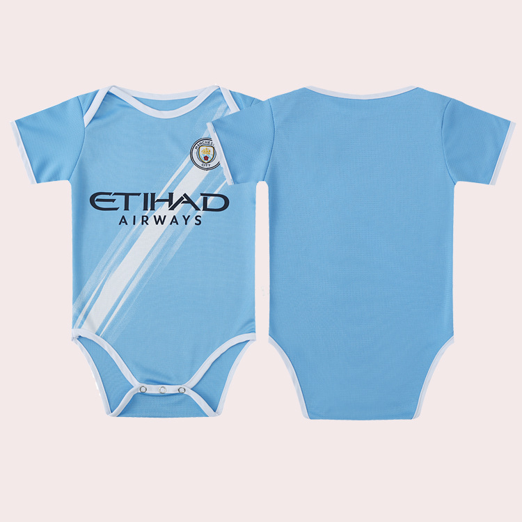(Baby 5M~12M) Newborn Baby 0-3 Months Baby Basketball Football Sports Jumpsuit Messi Football Kits Ronaldo Bodysuit