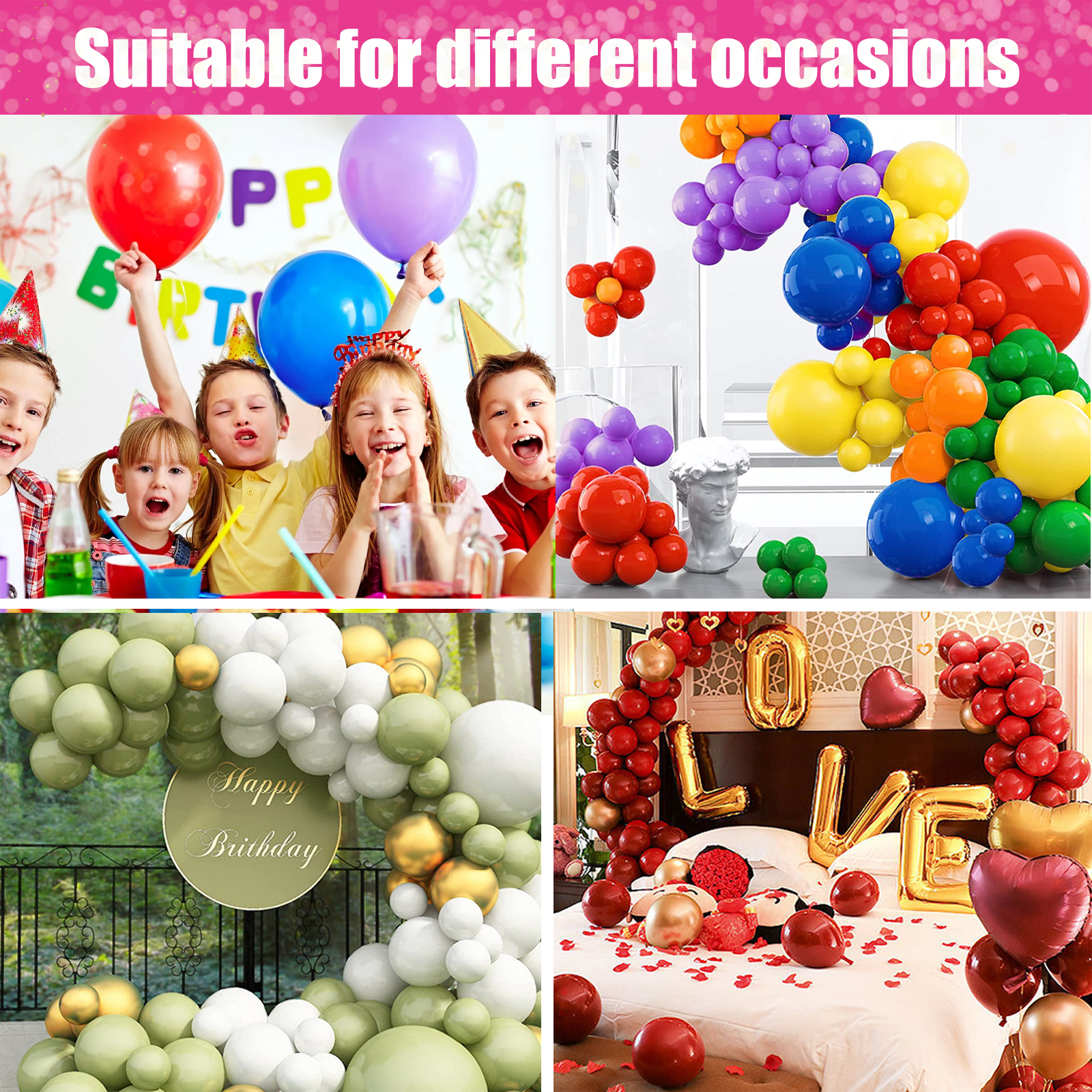 (120ml) Dowmoo Balloon Shiny Spray Anti Fading Polish Party Atmosphere Decoration Mist Long Lasting Shine Balloon Gloss Spray
