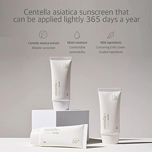 mixsoon Centella Asiatica Sunscreen SPF 50 PA Serum Like Hydrating Face Sunscreen Lightweight Soothing Care Centella Extract Sensitive Dry Skin 50ml