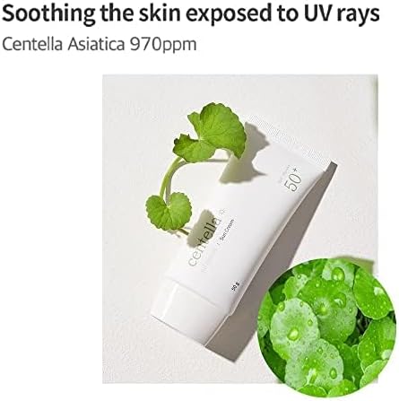 mixsoon Centella Asiatica Sunscreen SPF 50 PA Serum Like Hydrating Face Sunscreen Lightweight Soothing Care Centella Extract Sensitive Dry Skin 50ml