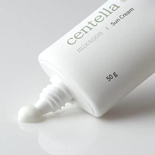 mixsoon Centella Asiatica Sunscreen SPF 50 PA Serum Like Hydrating Face Sunscreen Lightweight Soothing Care Centella Extract Sensitive Dry Skin 50ml