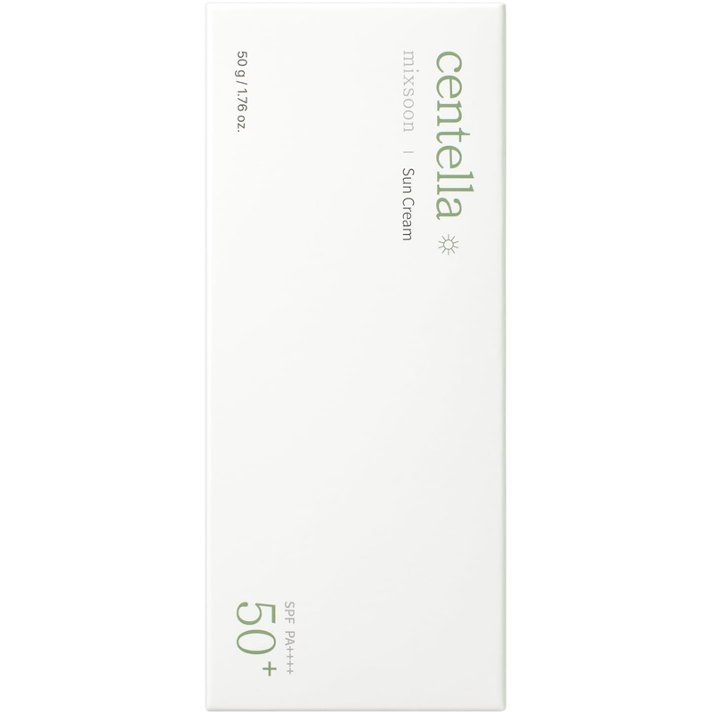 mixsoon Centella Asiatica Sunscreen SPF 50 PA Serum Like Hydrating Face Sunscreen Lightweight Soothing Care Centella Extract Sensitive Dry Skin 50ml