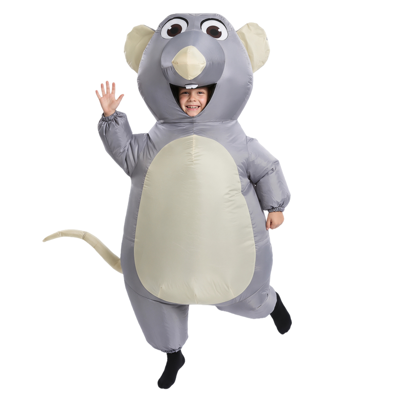 (160~190 cm) Children Inflatable Mouse Party Costume for Halloween Cosplay Men's and Women's Holiday Carnival Funny Party Costumes Adult