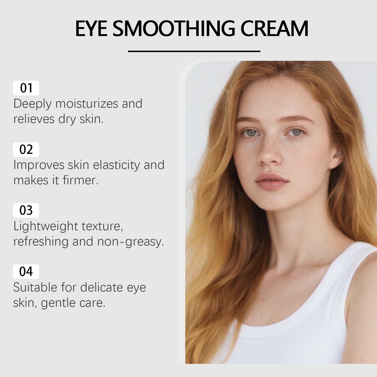 Eye Area Care Cream For Gentle Moisturizing Softening And Daily Under Eye Nourishment