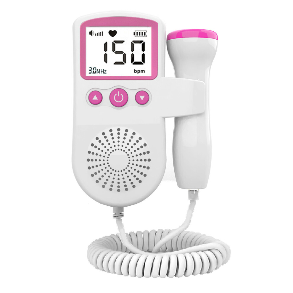 1X Probe Prenatal Fetal Doppler Baby Heart Beat Rate Monitor Detector