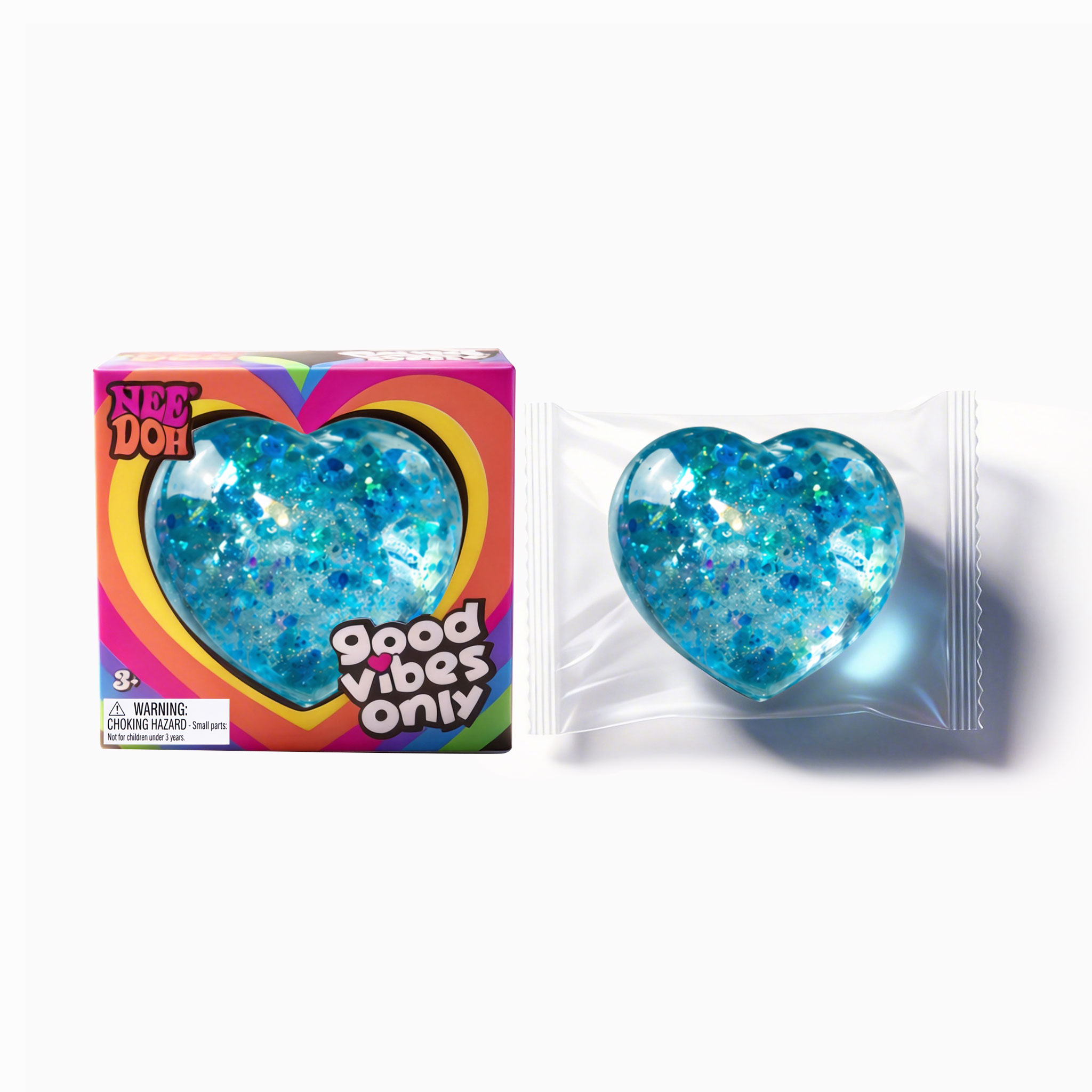 (Purple) Heart Squishy Toy Soft Smooth Non Sticky Fast Rebound Cute Tiny Portable Palm Play Item