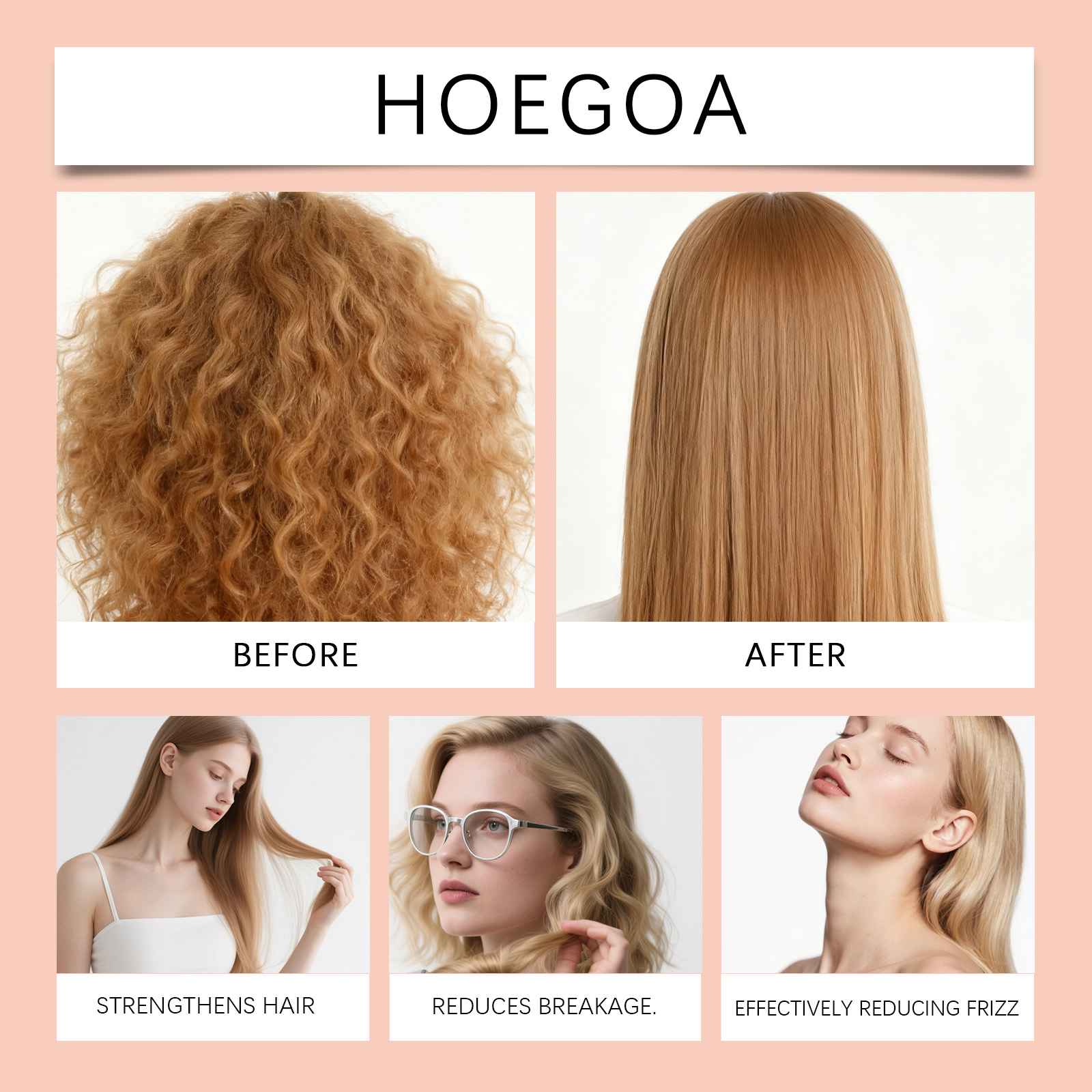 Hair Smoothing Conditioning Cream Daily Nourishing Gentle Care Silky Glossy Light Frizzy Hair Strands Tresses