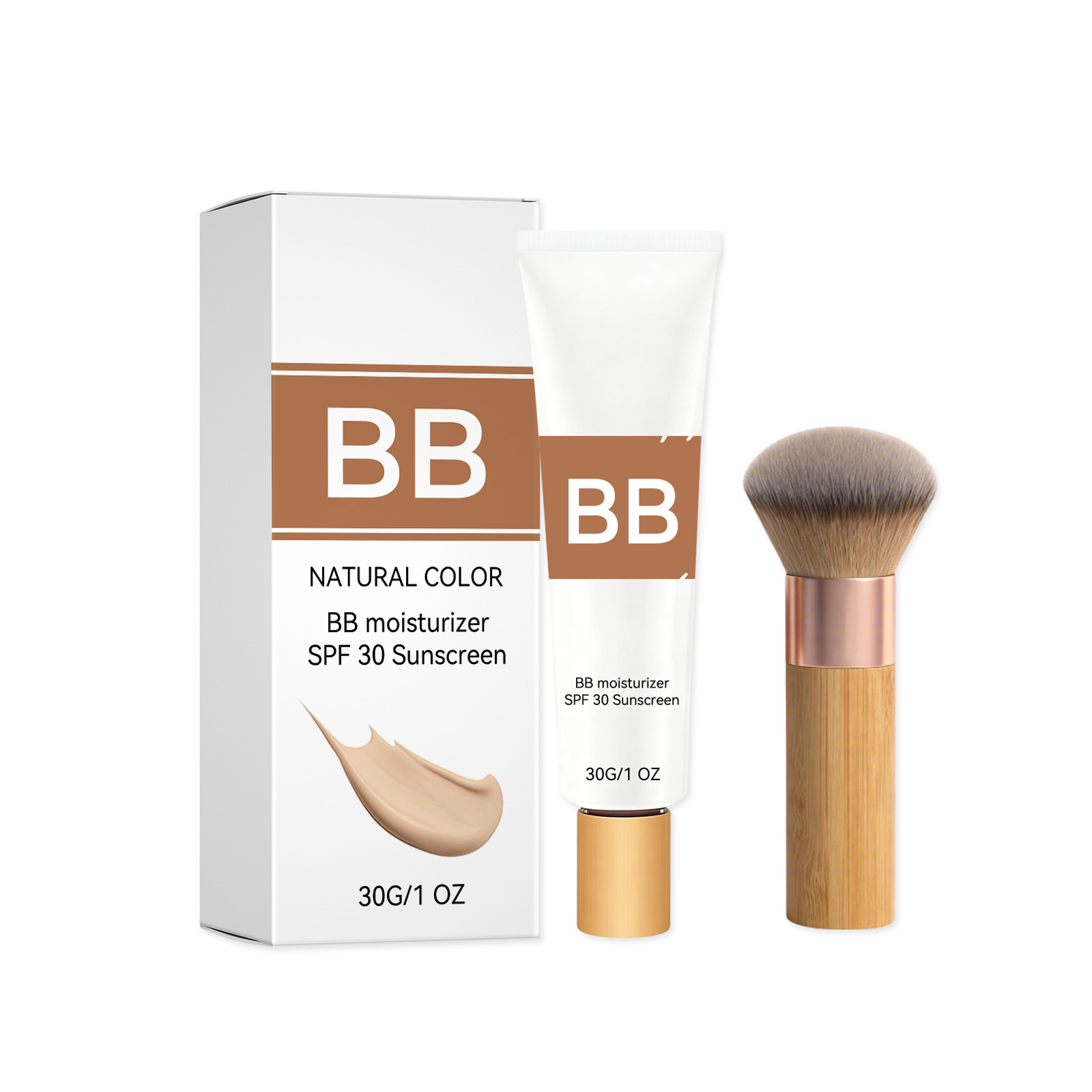 Moisturizing Sunscreen Bb Cream Natural Shade Mild Light Hydrating Watery Fresh Smooth Fine Fit Facial Skin