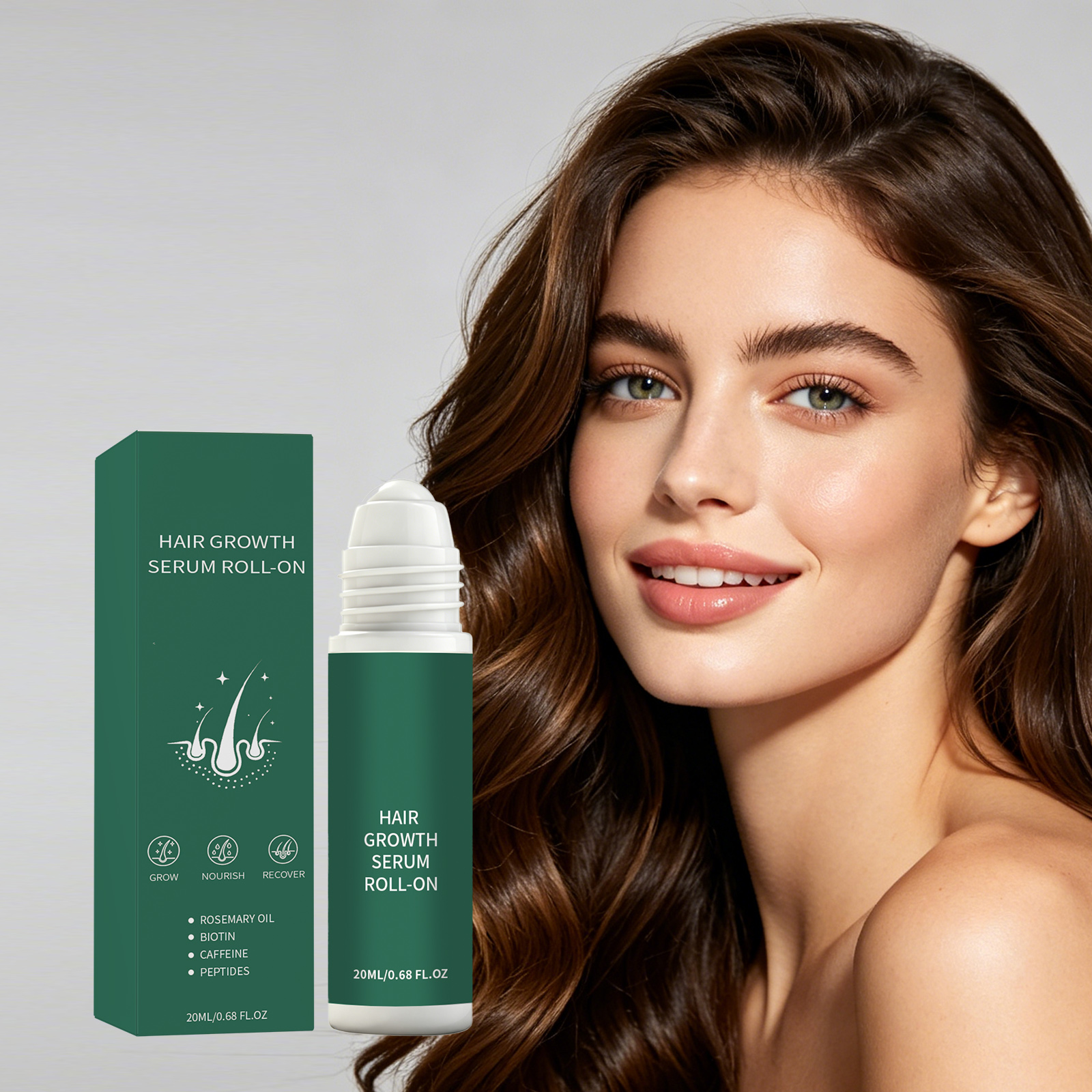 Hair Care Roller Essence Refriable Texture Quick Absorption By Massage Reduce Frizz Daily Scalp Maintenance