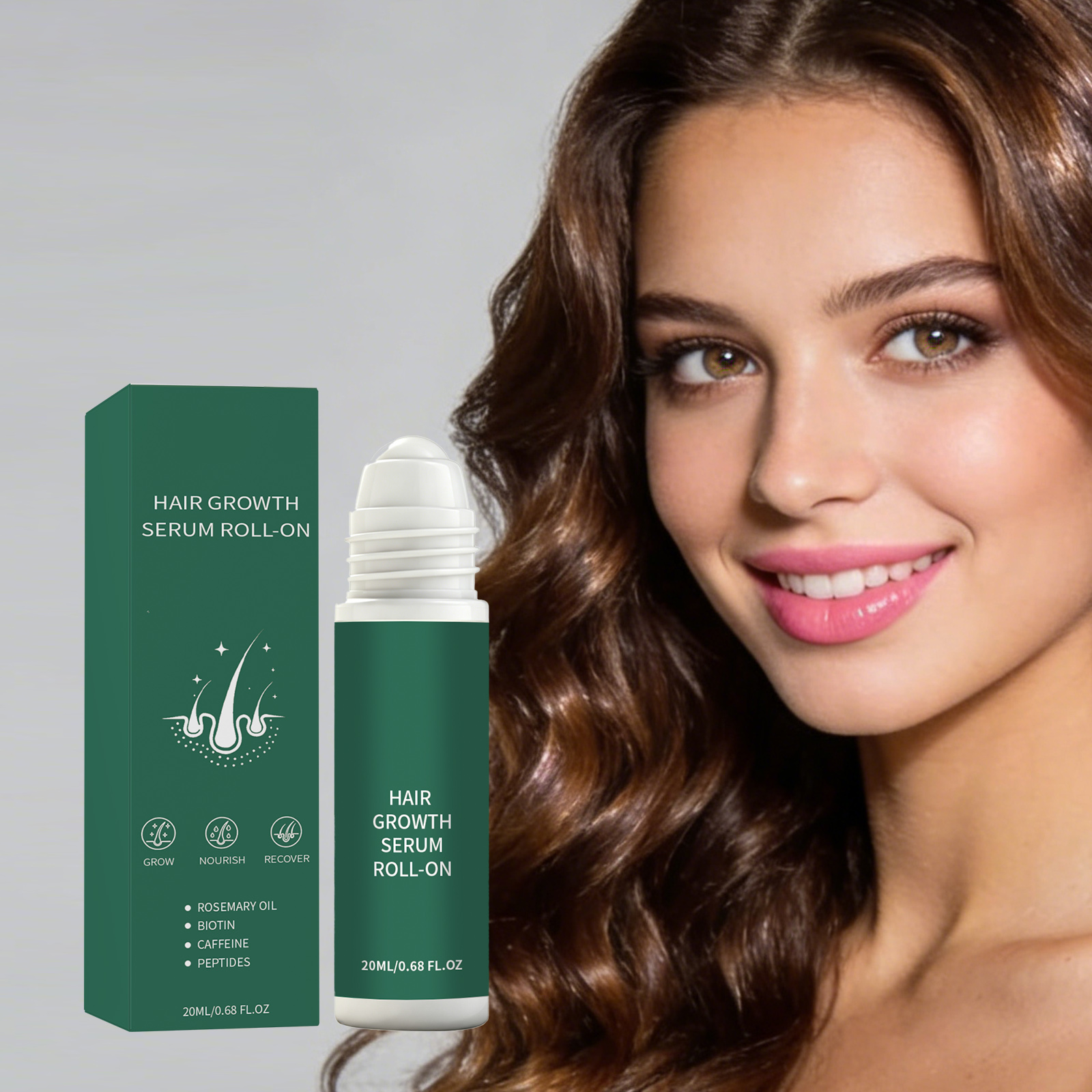 Hair Care Roller Essence Refriable Texture Quick Absorption By Massage Reduce Frizz Daily Scalp Maintenance