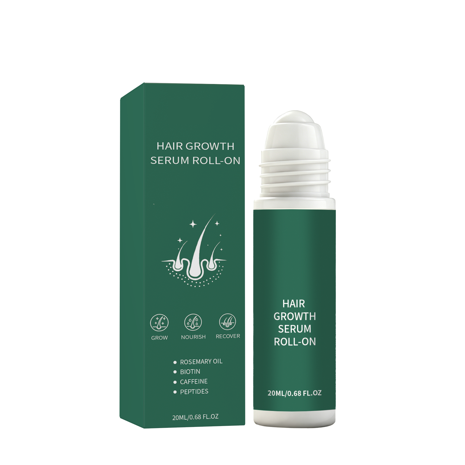 Hair Care Roller Essence Refriable Texture Quick Absorption By Massage Reduce Frizz Daily Scalp Maintenance