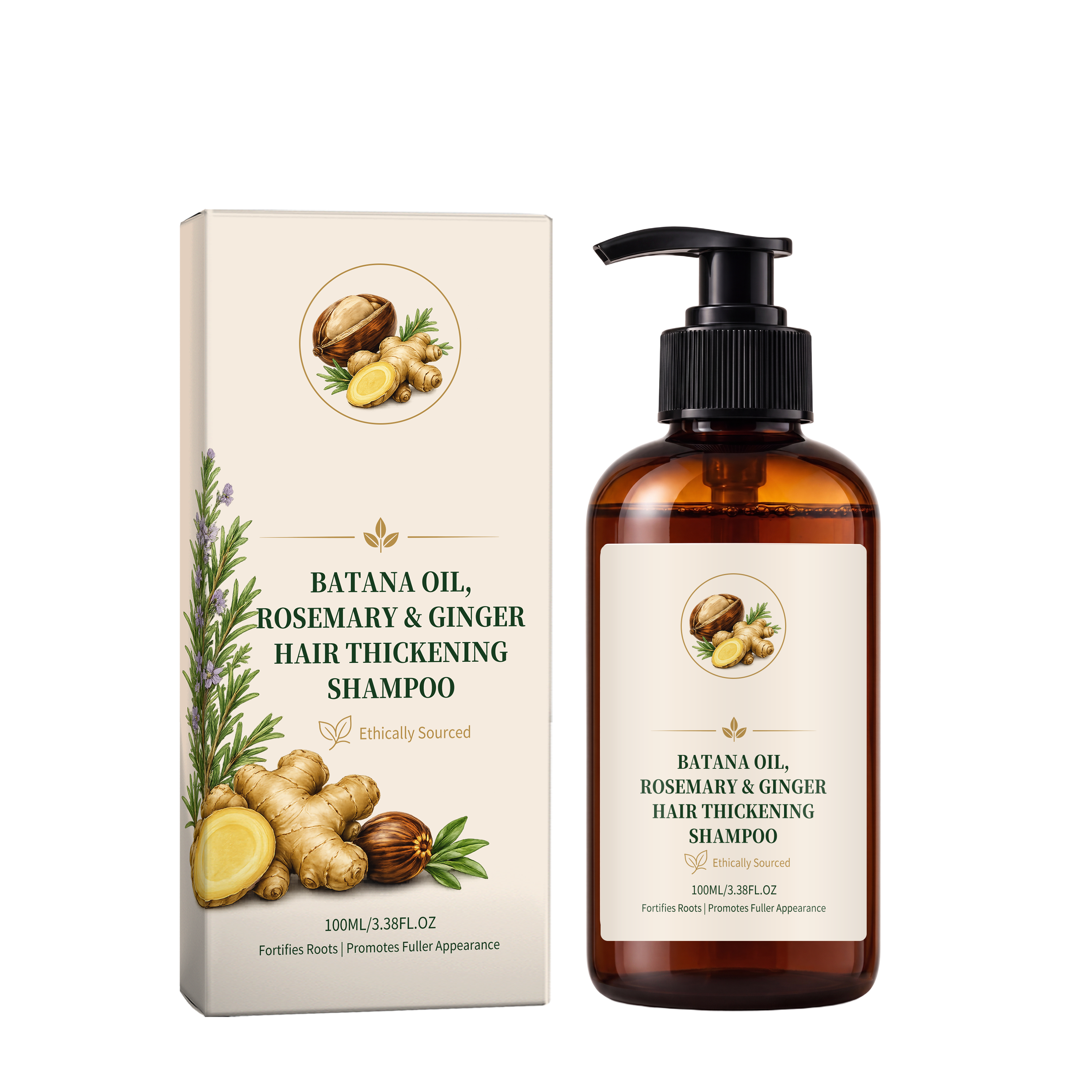 Batana Oil Hair Growth Shampoo Nourish Firm Repair Oil Control Men Women Daily Scalp Clean Care
