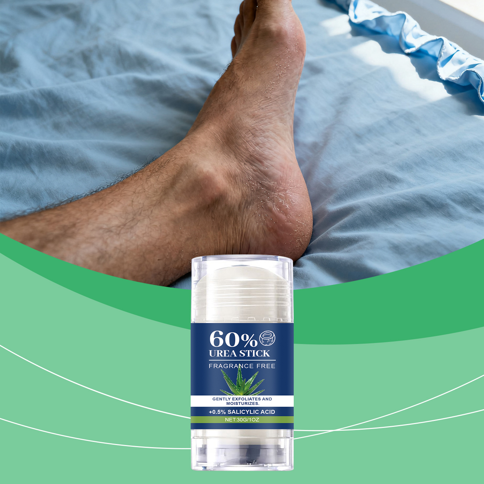 Foot Protection Balm Daily Moisturizing Hydrating Refreshing Comfortable Portable Massage Skin Care For Feet