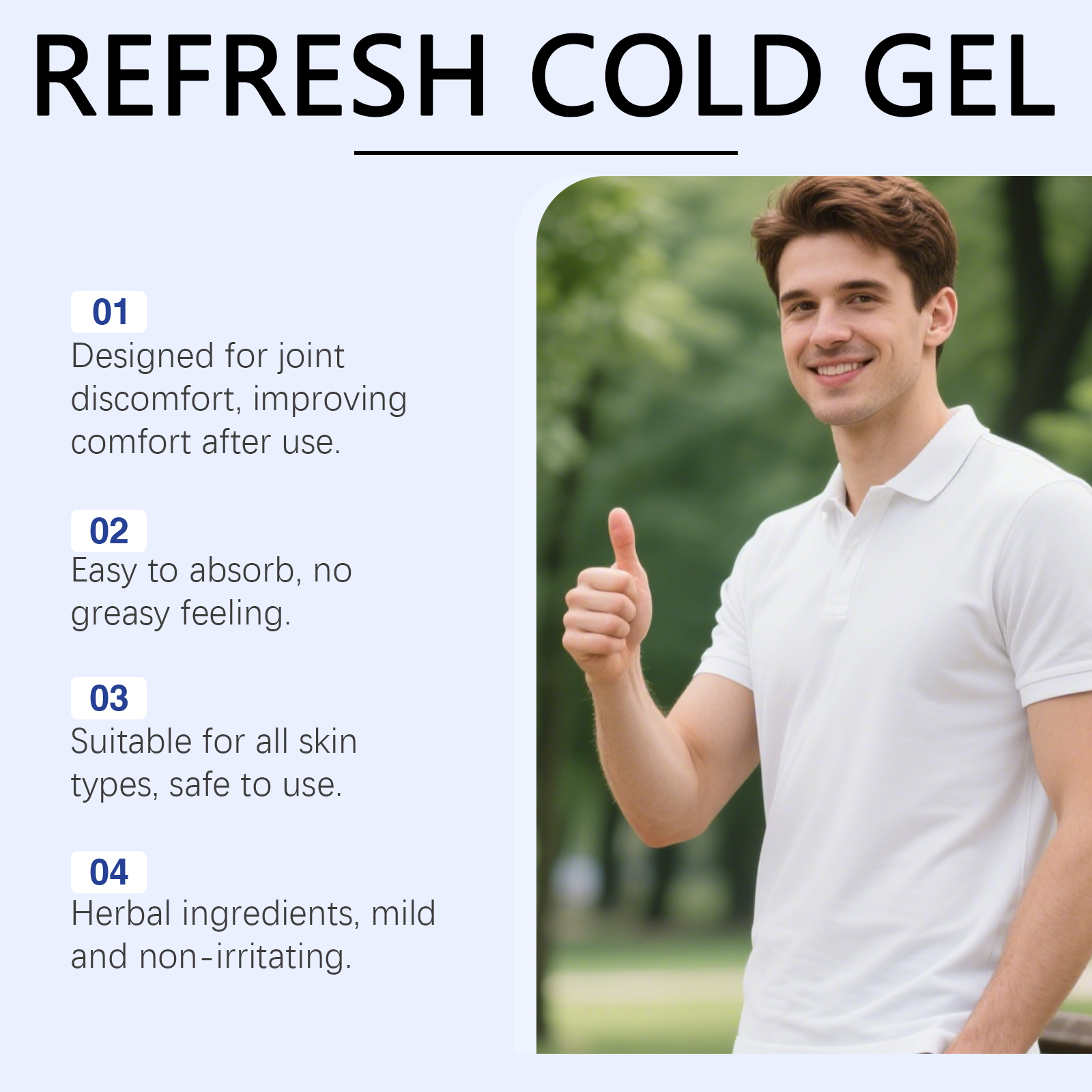 Body Care Roller Gel Cool Comfortable Smear Massage Relax Daily Body Joint Muscle Care