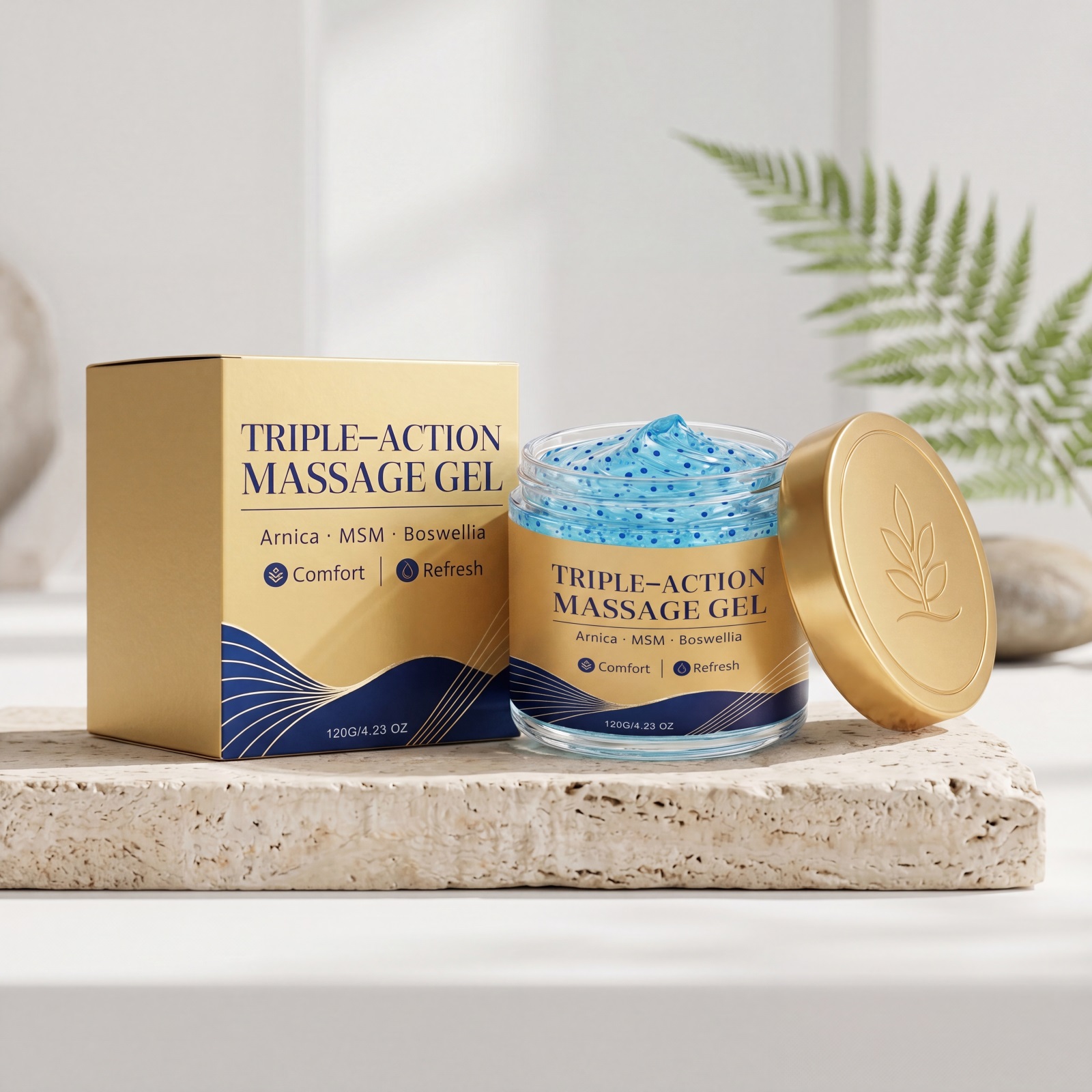 Triple Joint Care Massage Gel Deep Muscle Relief Body Topical Skin Health Treatment Cream
