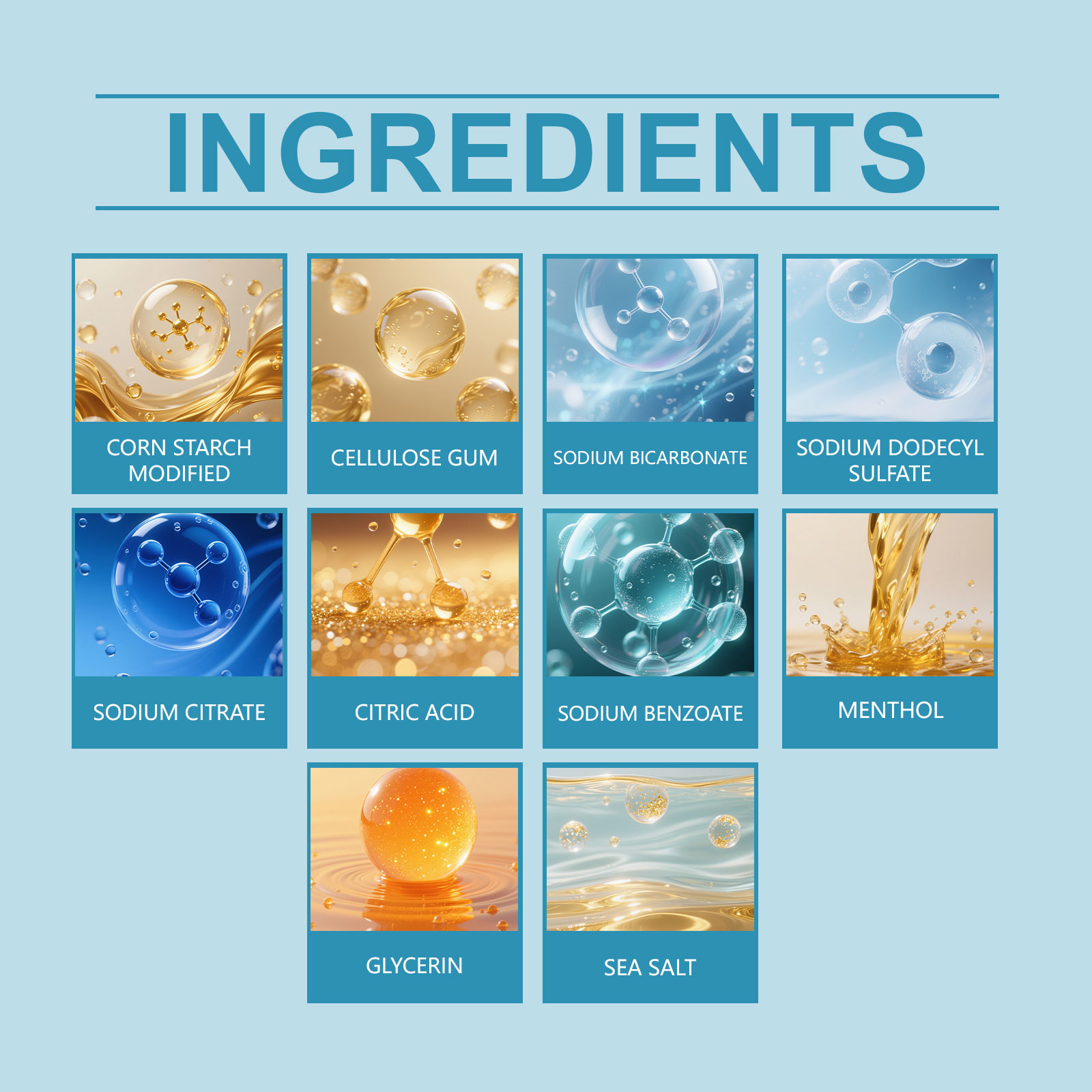Ocean Themed Toy Bath Bomb Set Mild Care Daily Moisturizing Cleansing Body Skin