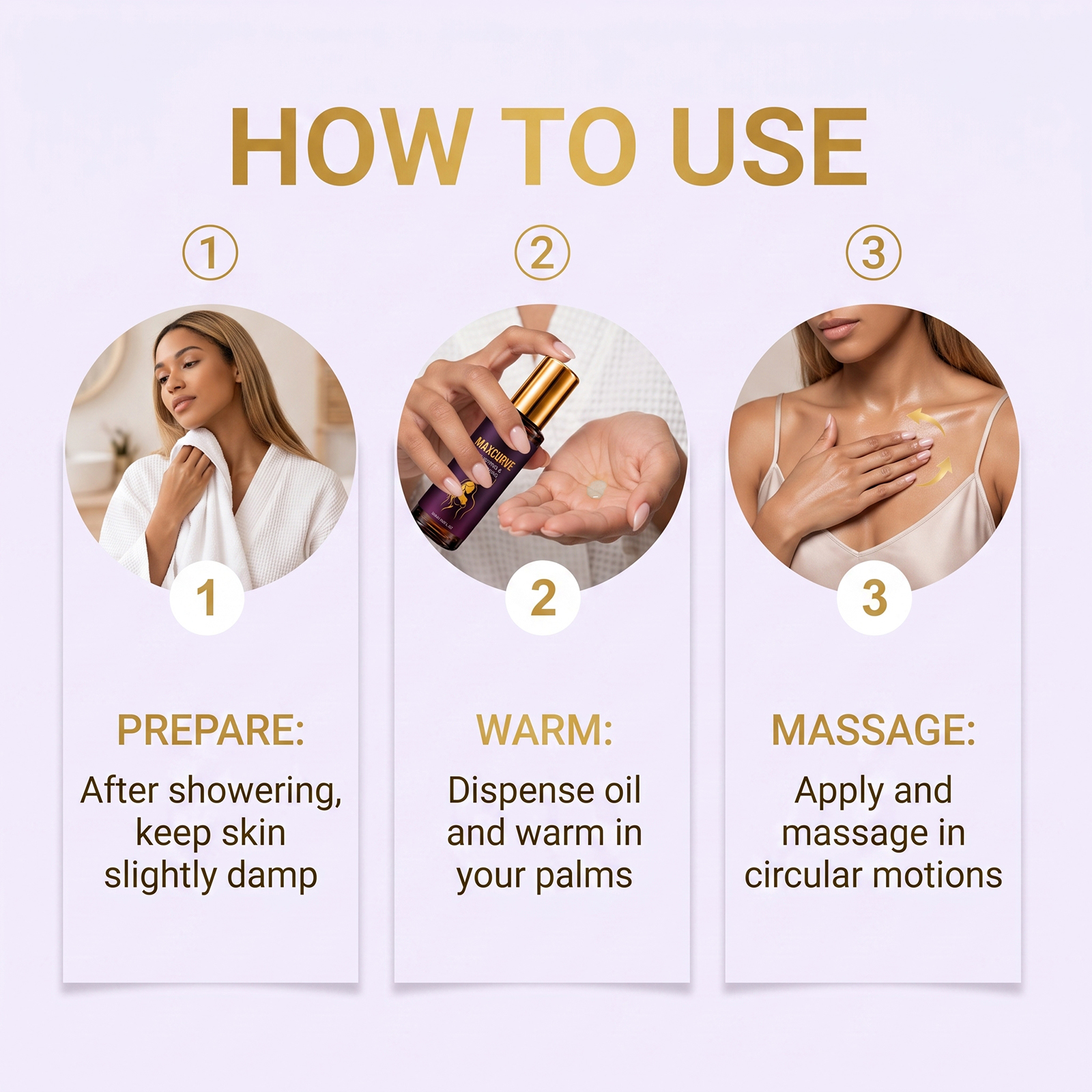 Chest Care Oil Mild Ingredients Nourish Chest Skin Elastic Comfort Fresh Non Greasy Daily Smear Oil