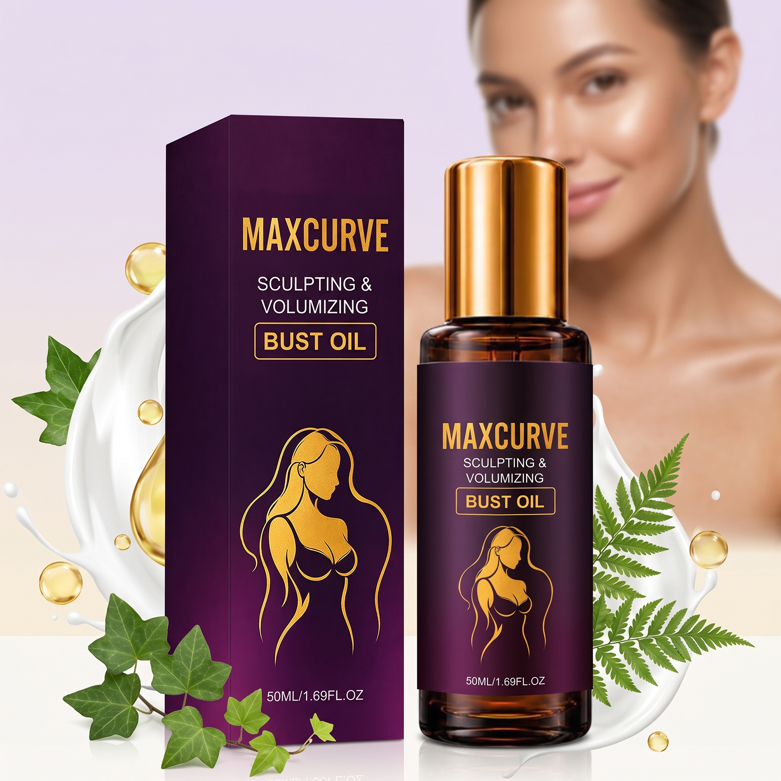 Chest Care Oil Mild Ingredients Nourish Chest Skin Elastic Comfort Fresh Non Greasy Daily Smear Oil