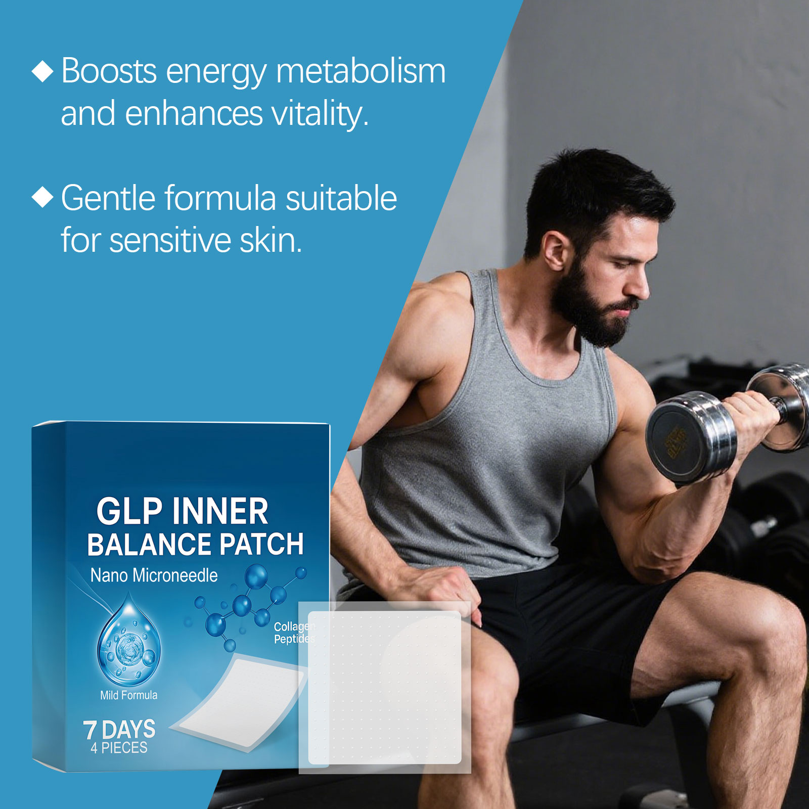 Body Care Patch Mild Care Ease Muscle Tension Cool Breathable Comfort Anti-Stuffy Portable Easy Use