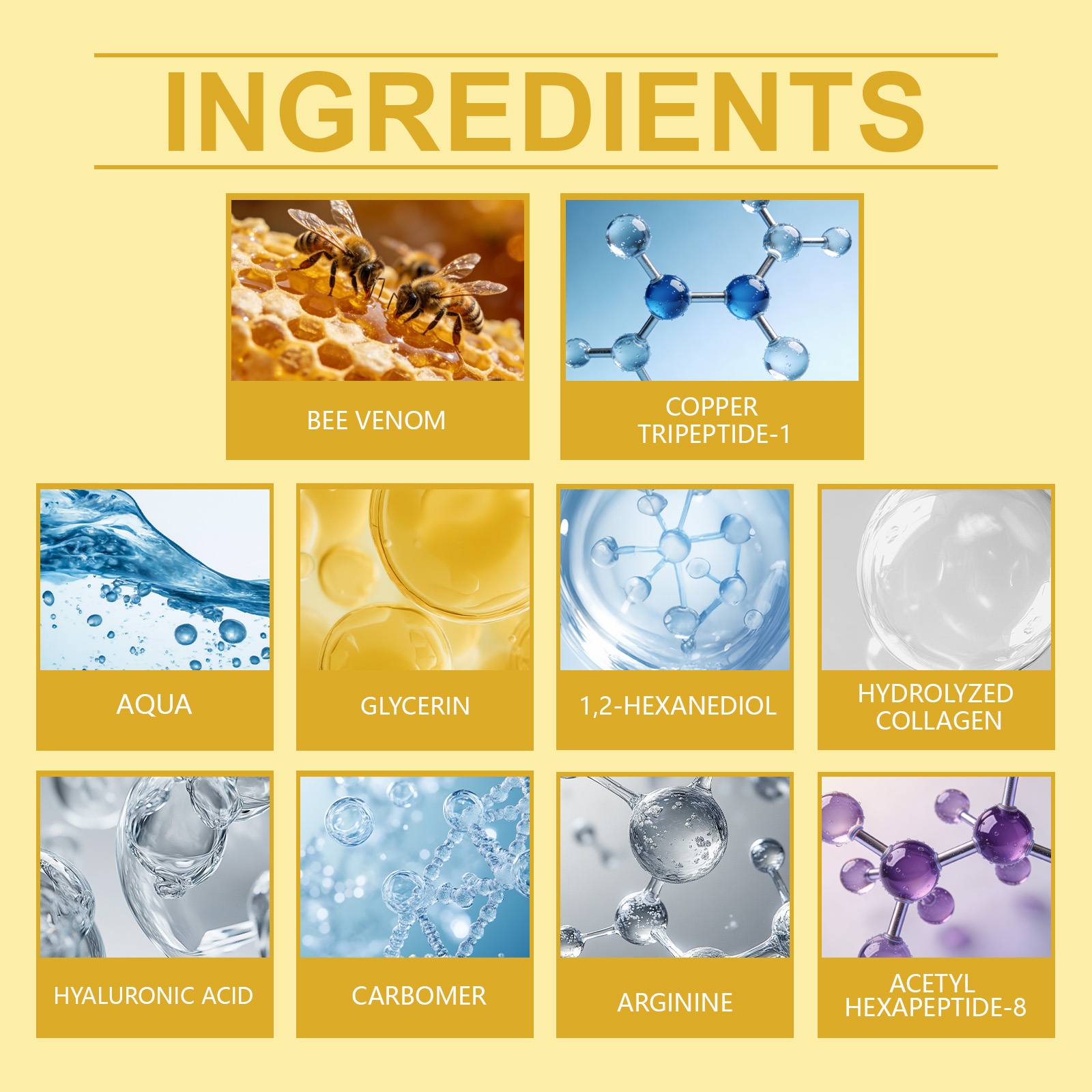 Bee Venom Moisturizing Cream Mild Soft Care Skin Delicate Texture Nourish Hydrate Easy Smear Skin Essence