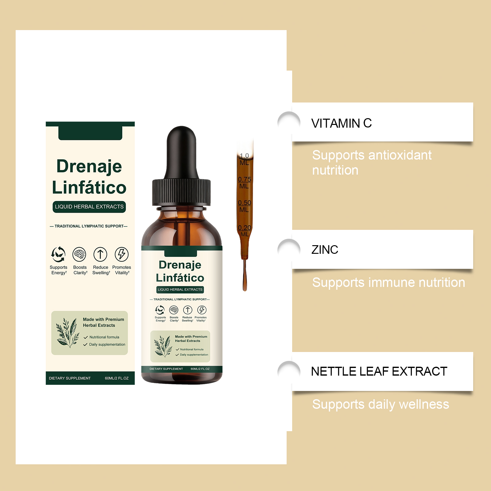 Body Circulation Support Drops Gentle Ingredients Care Body Absorption Circulation Light Auxiliary Supplement Drops Physical Care