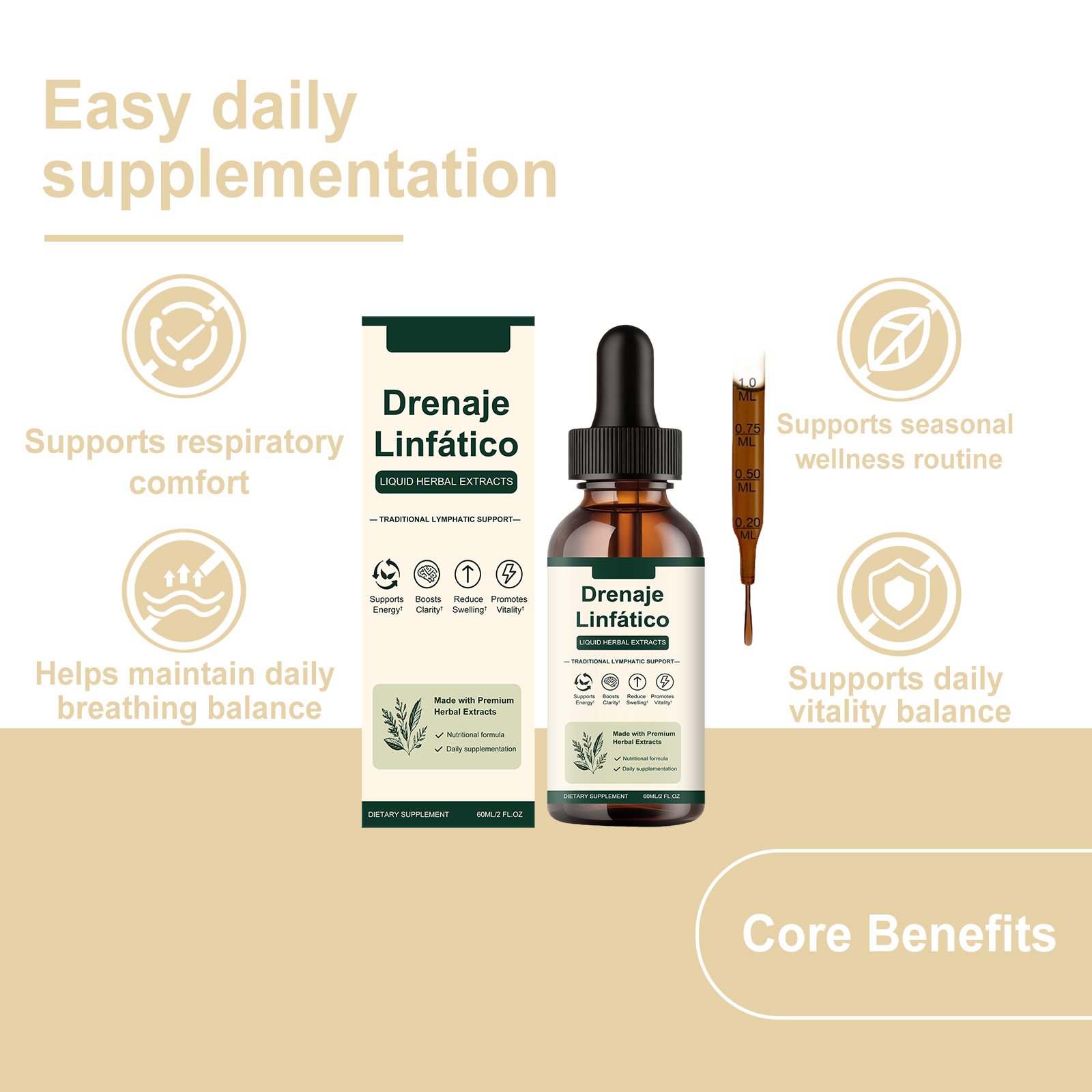 Body Circulation Support Drops Gentle Ingredients Care Body Absorption Circulation Light Auxiliary Supplement Drops Physical Care