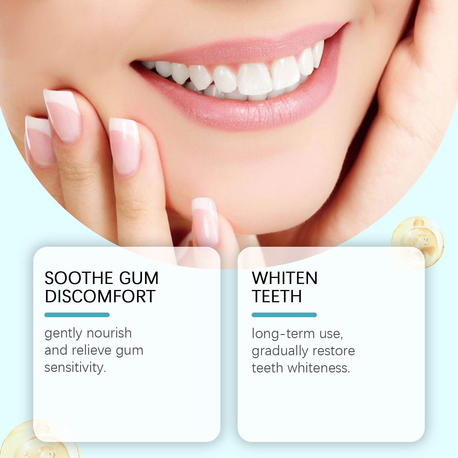 Brightening Toothpaste Daily Gentle Care Remove Stains Brighten Fresh Reduce Odor Protect Oral Cavity