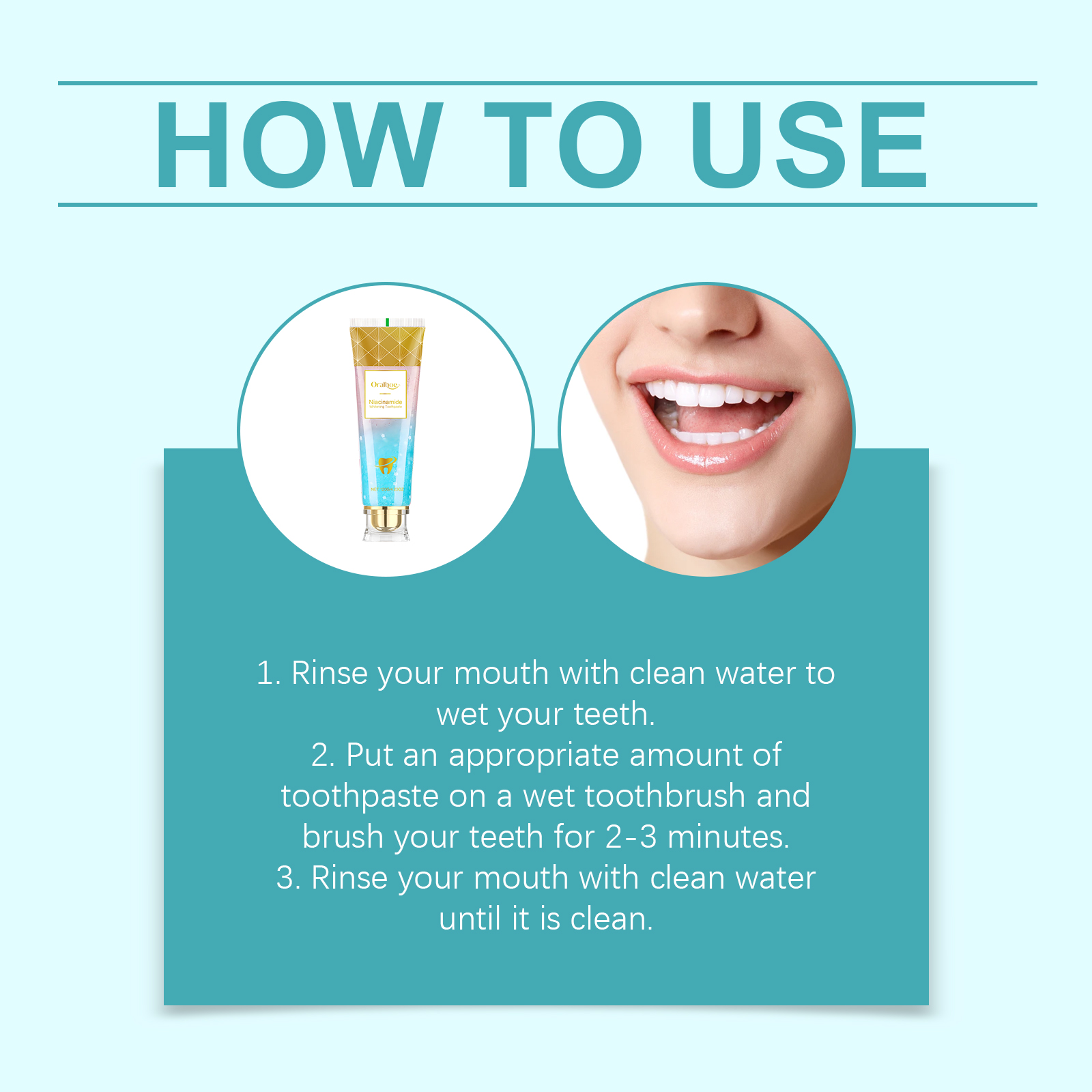 Brightening Toothpaste Daily Gentle Care Remove Stains Brighten Fresh Reduce Odor Protect Oral Cavity