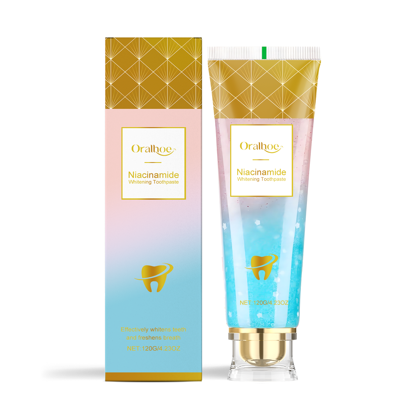 Brightening Toothpaste Daily Gentle Care Remove Stains Brighten Fresh Reduce Odor Protect Oral Cavity