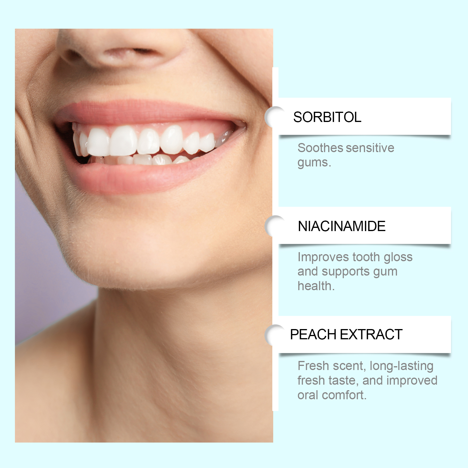 Brightening Toothpaste Daily Gentle Care Remove Stains Brighten Fresh Reduce Odor Protect Oral Cavity