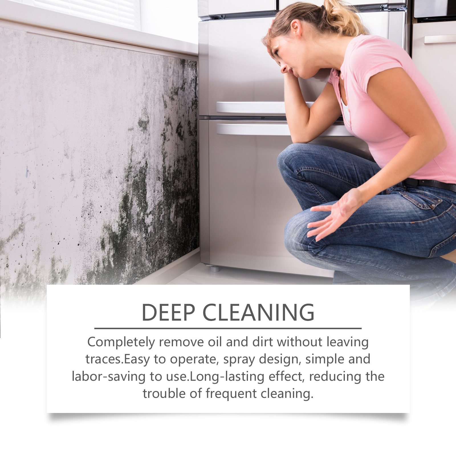 Stain Removing Cleaning Spray For Household Wall Tile Gap Wall Kitchen Bathroom Mildew Stain Cleaner