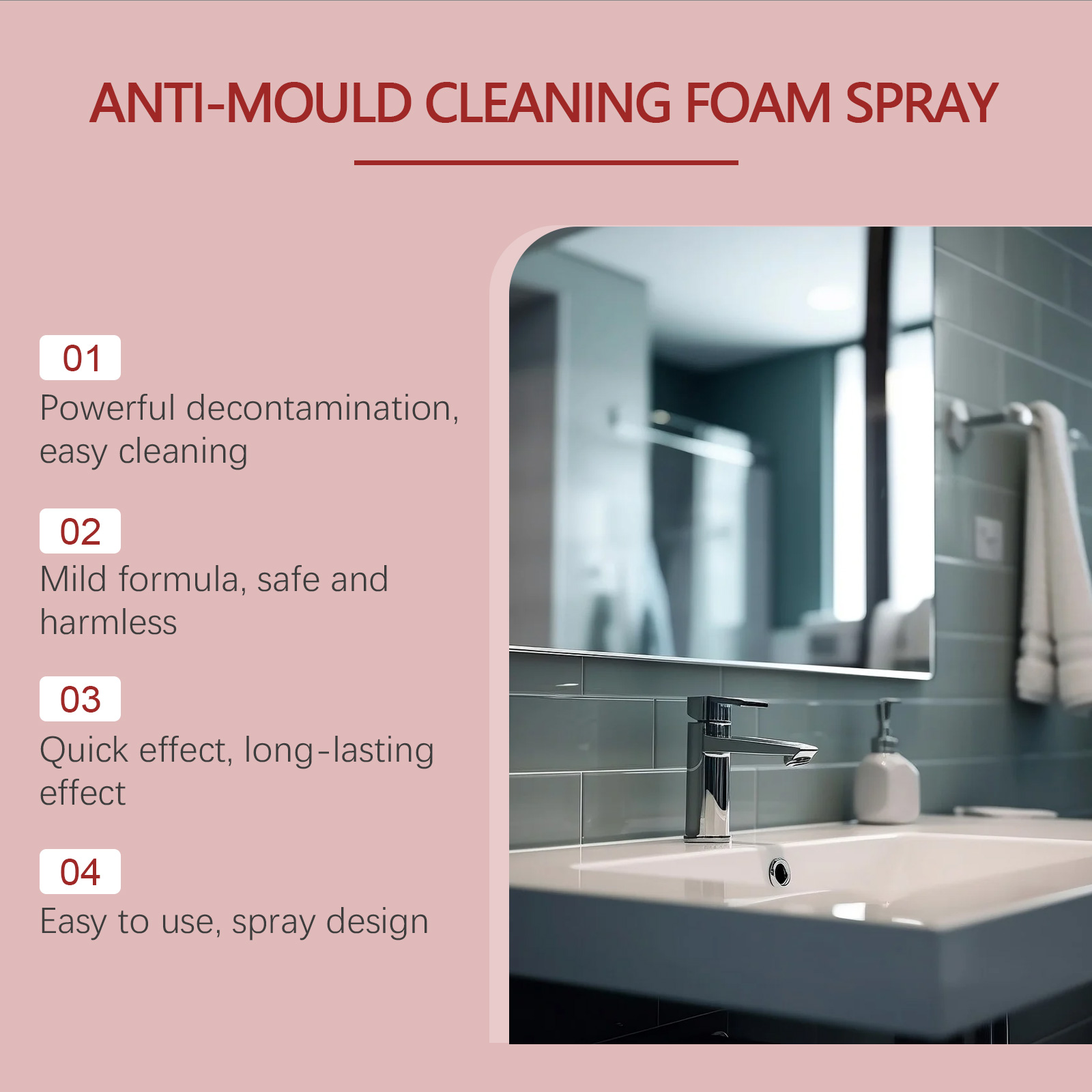 Stain Removing Cleaning Spray For Household Wall Tile Gap Wall Kitchen Bathroom Mildew Stain Cleaner