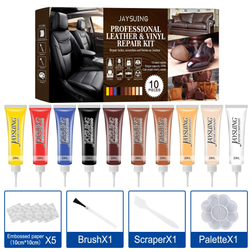 (white) Leather Color Restorer Cream White For Scratches Cracks Car Seat Sofa Jacket Repair And Renovation Balm