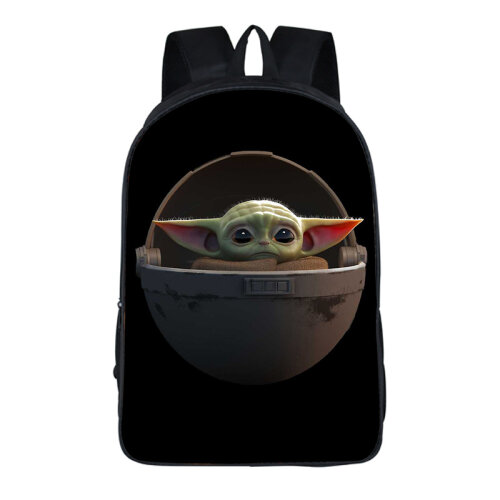 (1) Baby Yoda Backpack Kids Schoolbag Shoulderbag Rucksack